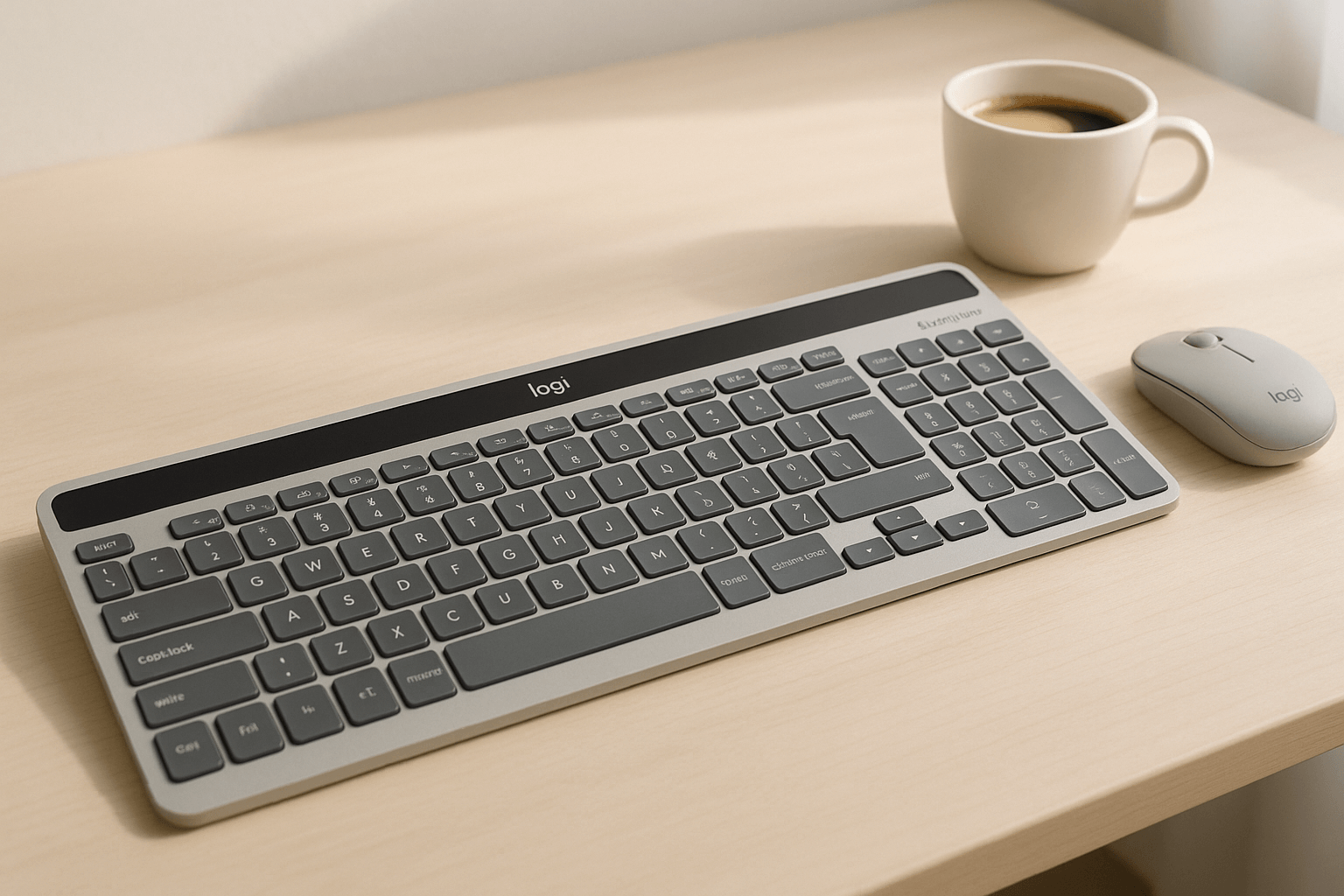 Logitech's Innovative Keyboard: Rechargeable with Any Light Source