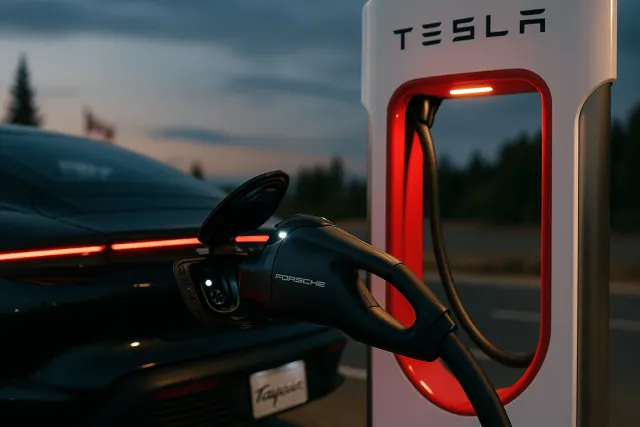 Porsche and Audi EVs Can Now Charge at Tesla Superchargers Across Canada