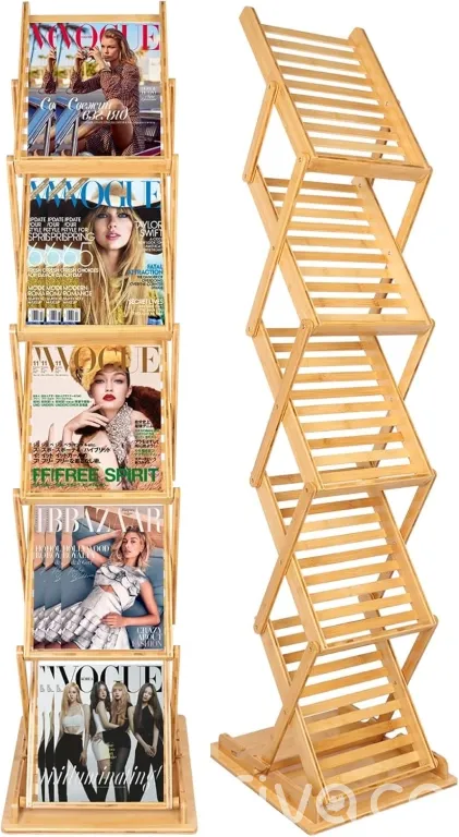 Bamboo, Book & Magazine Rack