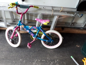 Pink and Blue Girl's Bike 16"