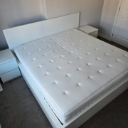 Ikea HESSTUN Eurotop King Mattress (Plush) - LIKE NEW!