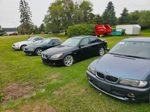 Mercedes and BMW cars selling unreserved