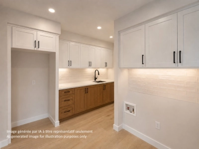 DISPONIBLE Appartement 5 1/2 en rénovation au vieux St jean