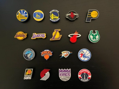 NBA Basketball Raptors charms