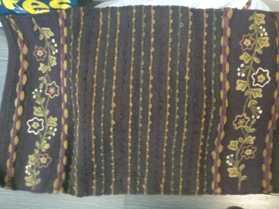 21" x 34" floor mat.