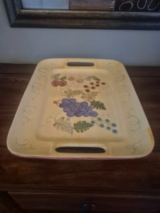 Large 1960's old fashioned Appetizer plater