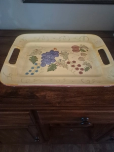 Large 1960's old fashioned Appetizer plater