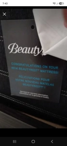 Black beauty Signature Exclusive queen mattress almost new