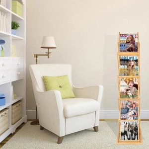 Bamboo, Book & Magazine Rack