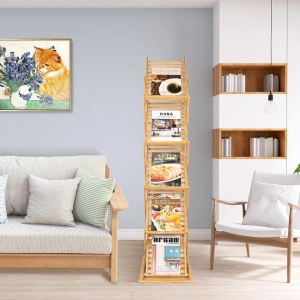 Bamboo, Book & Magazine Rack